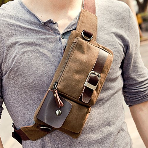 Shop Baosha Yb-01 Vintage Men'S Waist Bag – Luggage Factory