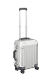 Zero Halliburton Geo Aluminum 3.0-Carry-on 4-Wheel Spinner, Silver