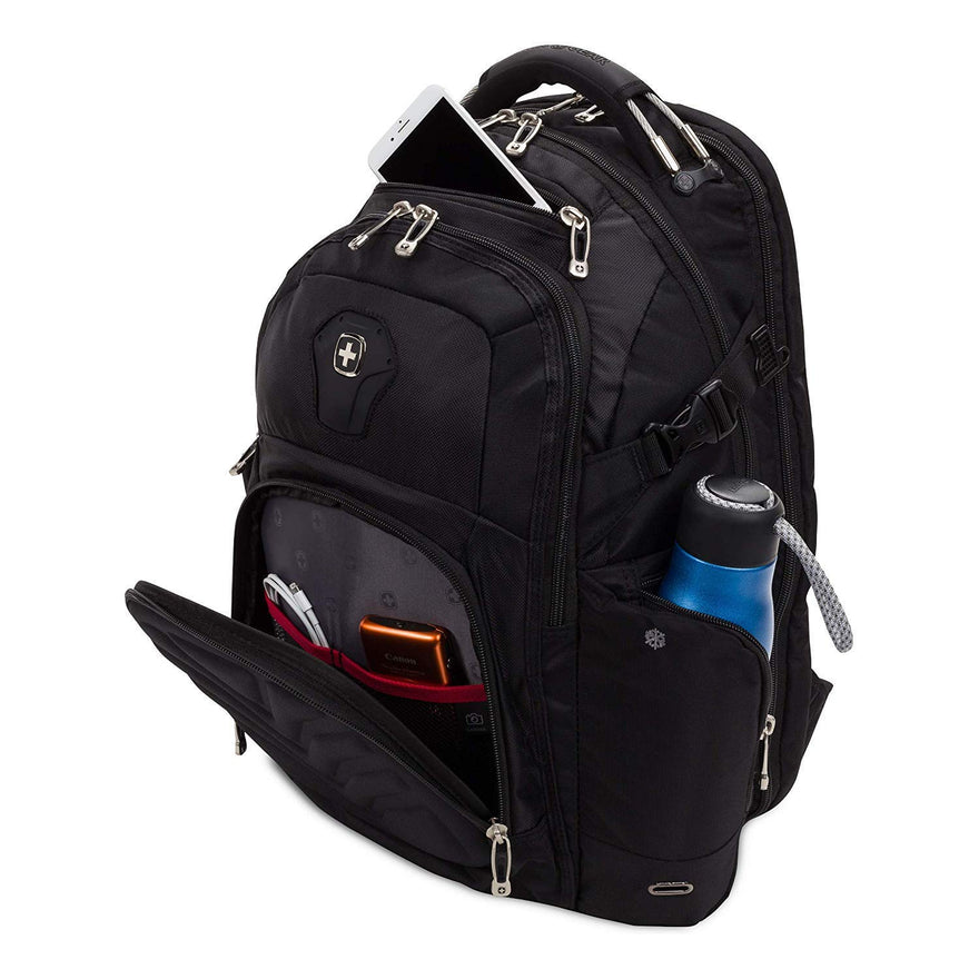 SwissGear 5709 ScanSmart Laptop Backpack. Abrasion-Resistant & Travel ...