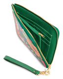 Ban.do Women's Getaway Travel Wallet Wristlet, Passport & Card/ID Holder with Removable Wrist Strap, Superbloom