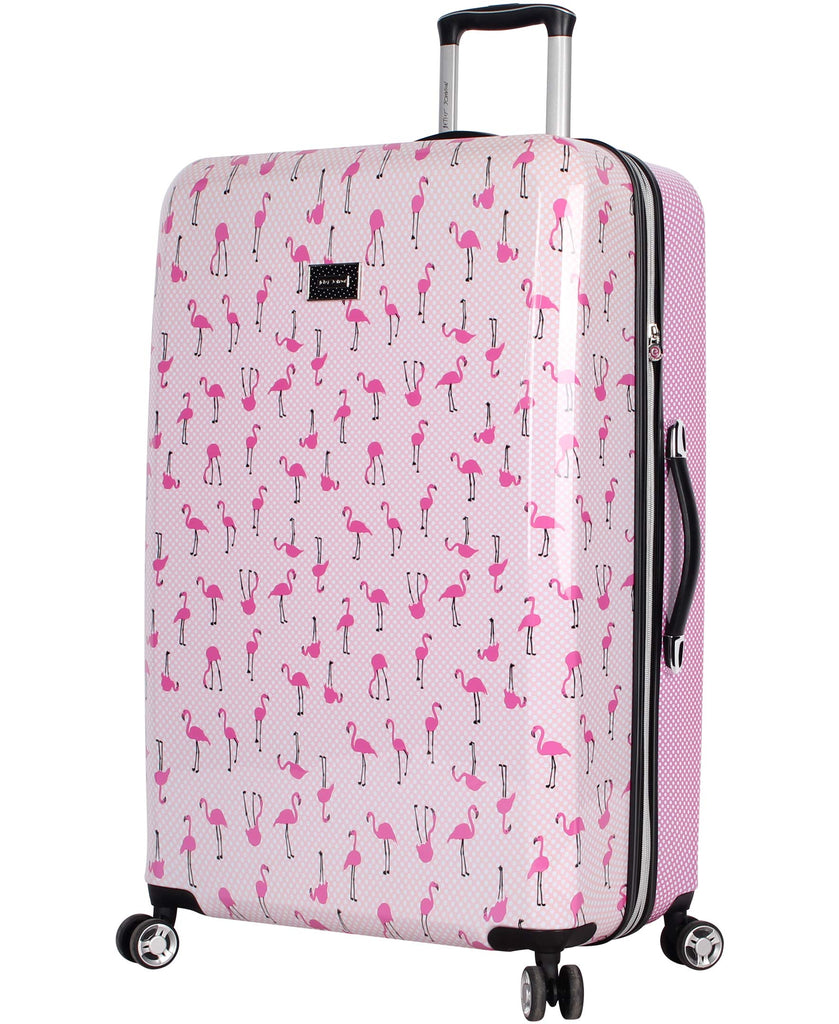 Betsey Johnson 4 Pieces Luggage Set - ABS+PC Hardside Lightweight ...