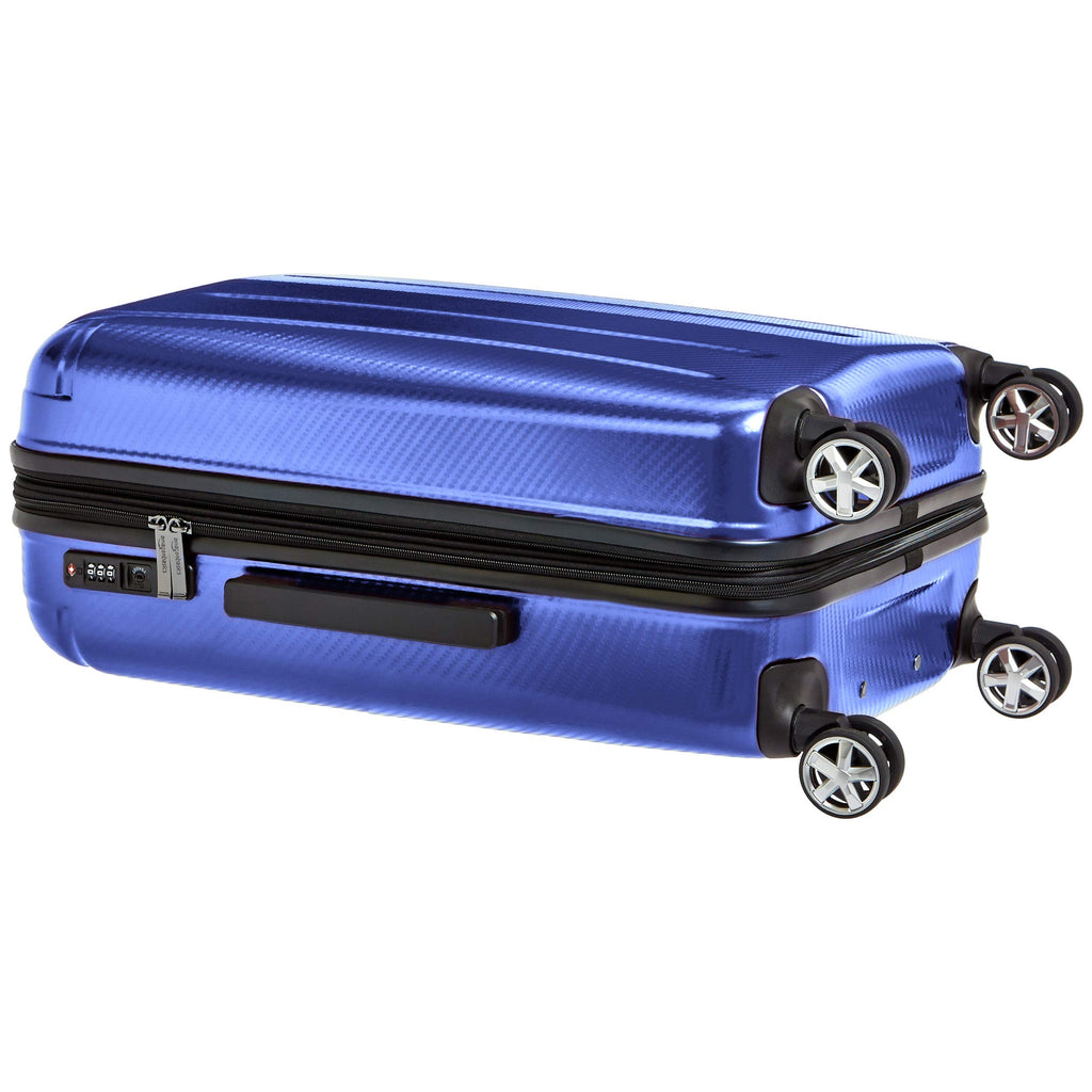 AmazonBasics Oxford Expandable Spinner Luggage Suitcase with TSA Lock ...
