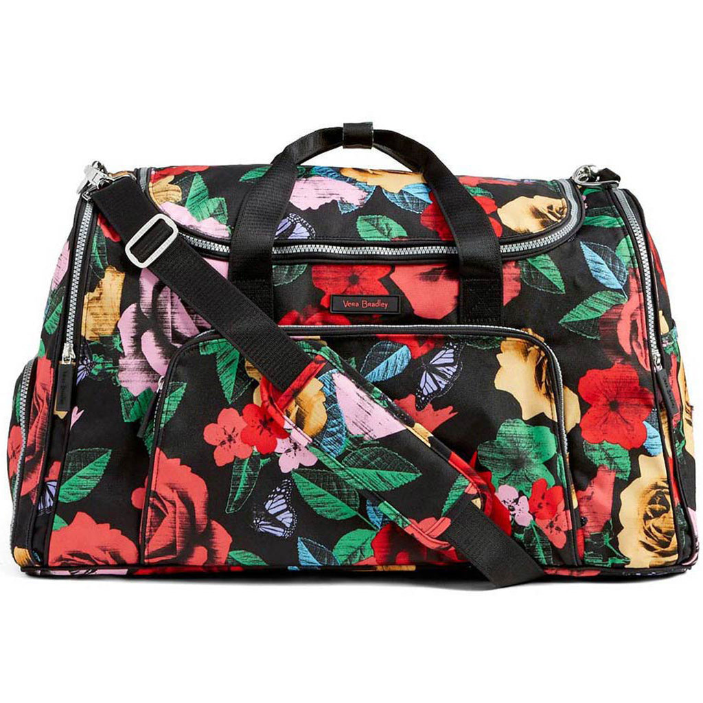 Vera bradley lighten top up ultimate gym bag