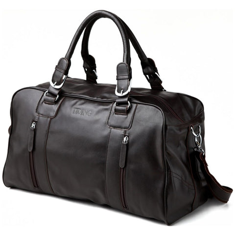 Tiding Real Leather Duffle Bag Men Travel Bag Brand Portable Bag Casual Style Weekend Bag 1024