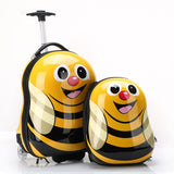 Letrend New Fashion Cartoon Cute Animal Children Rolling Luggage Set Boy Girls Trolley Travel