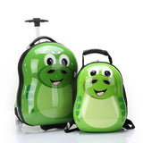 Letrend New Fashion Cartoon Cute Animal Children Rolling Luggage Set Boy Girls Trolley Travel