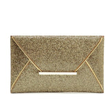 Famous Designer Brand Bags Women Leather Handbags Sequins Envelope Bag Evening Party Purse Clutch