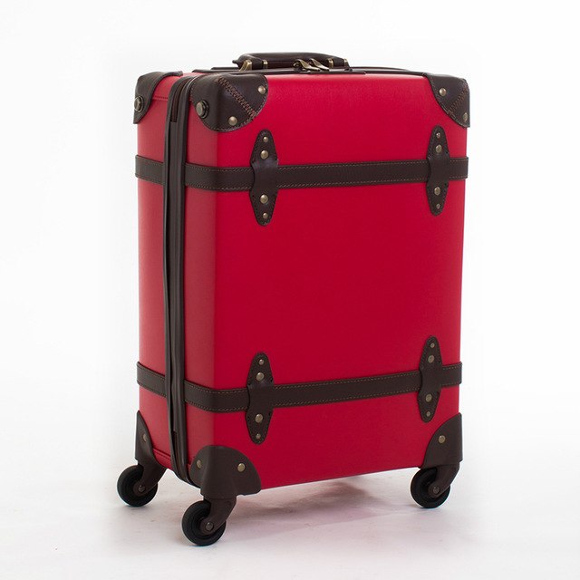 162024 Inc Women Retro PU Leather Trolley Koffers Spinner Travel Luggage  Set - AliExpress