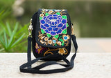 Chinese Vintage Embroidery Bag National Ethnic Embroidered Canvas Cover Shoulder Messenger Bags