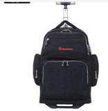 Travel Trolley Rolling Bag Men Oxford Travel Trolley Luggage Wheeled Rolling Backpack Unisex