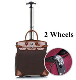 20 Inch  Women Travel Cabin Luggage Bag Trolley  Bag Trolley Suitcase Rolling Luggage Bag Baggage