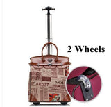 20 Inch  Women Travel Cabin Luggage Bag Trolley  Bag Trolley Suitcase Rolling Luggage Bag Baggage