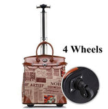 20 Inch  Women Travel Cabin Luggage Bag Trolley  Bag Trolley Suitcase Rolling Luggage Bag Baggage