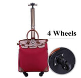 20 Inch  Women Travel Cabin Luggage Bag Trolley  Bag Trolley Suitcase Rolling Luggage Bag Baggage