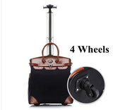 20 Inch  Women Travel Cabin Luggage Bag Trolley  Bag Trolley Suitcase Rolling Luggage Bag Baggage