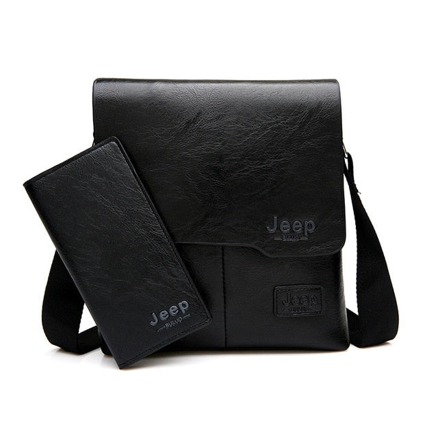 Men Casual PU Leather Shoulder Bag Phone Pouch Messenger Bag Crossbody Bags