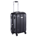 Goplus 20" Abs Luggage Bag Rolling Trolley Travel Suitcase Portable Carry On Luggage Waterproof