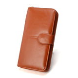 Women Wallet Female Purse Women Leather Wallet Long Trifold Coin Purse Card Holder Money Clutch