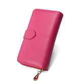 Women Wallet Female Purse Women Leather Wallet Long Trifold Coin Purse Card Holder Money Clutch