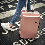 Aluminum Frame Male Female 20 30Inches Luggage On Universal Wheels,High Quality Ambassador