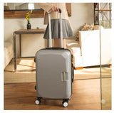 Abs+ Pc Brand Women 20"24"26" Inch Travel Luggage Trolley Suitcase Boarding Case Rolling Case On