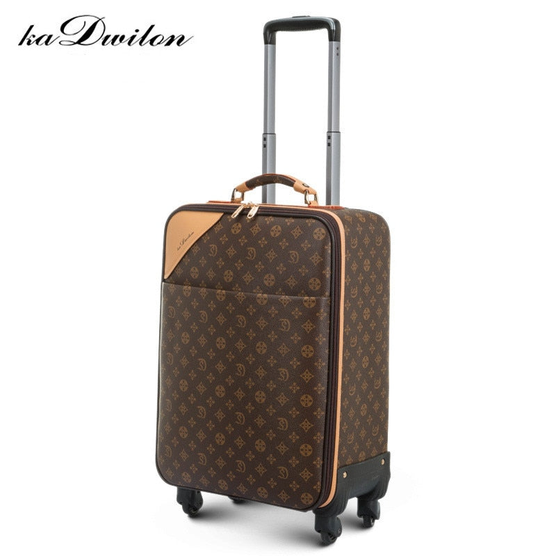 Fashionable Suitcases And Bags In The Luxury Louis Vuitton Store