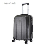 Compressive Abs+Pc 20/24/28 Inches Rolling Luggage Spinner Customs Lock Travel Suitcase Fashion