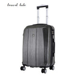 Compressive Abs+Pc 20/24/28 Inches Rolling Luggage Spinner Customs Lock Travel Suitcase Fashion