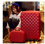 Rolling Luggage Case Women Travel Luggage Suitcase Trolley Baggage Suitcase 20 Inch 24 Inch 26 Inch