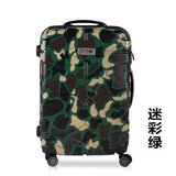 Personality Wear-Resisting  Ilitary Style 20/24/28 Inch Abs High Quality Rolling Luggage Spinner