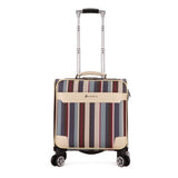 New Arrival Commercial 16Inches Rainbow Luggage Fashion Mini Universal Wheels Trolley Luggage