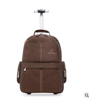 Men Oxford Travel Trolley Luggage Wheeled Rolling Bags Women Business Travel Trolley Rolling Bag