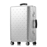 Letrend Business Aluminium Frame Rolling Luggage Spinner Suitcases Wheels Password Trolley 20