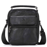 Fuzhiniao Genuine Leather Men Messenger Bag Hot Sale Male Small Man Fashion Crossbody Shoulder Bags