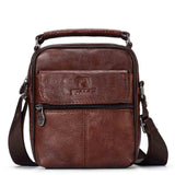 Fuzhiniao Genuine Leather Men Messenger Bag Hot Sale Male Small Man Fashion Crossbody Shoulder Bags