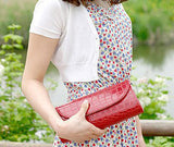 Fashion Ladies Crocodile Pattern Handbag Shoulder Bag