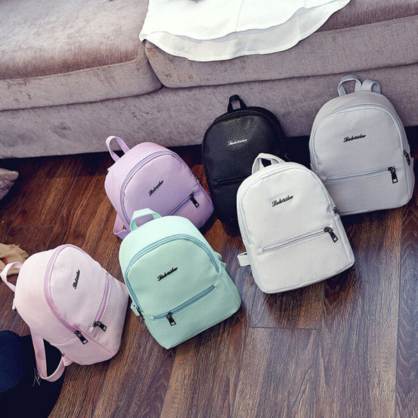 Details about Girls Women's Fashion Leather Travel Shoulder Backpack School  Rucksack Bags - #backpack #bags #Details #fa…