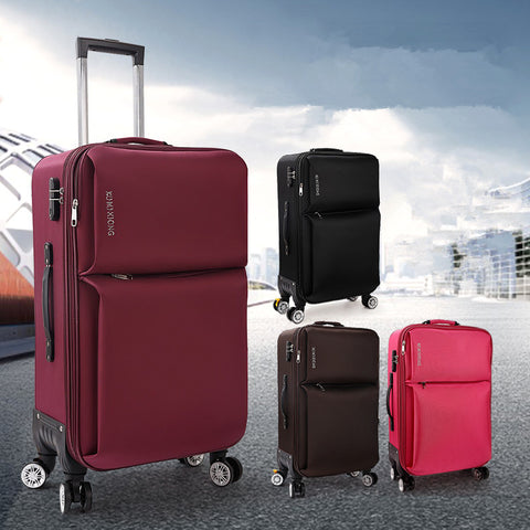 High Quality 20Inches Waterproof Oxford Fabric Commercial Trolley Luggage Bags On Universal