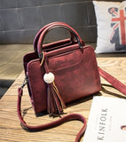 Free Shipping, 2018 New Women Handbags, Simple Fashion Flap, Trend Tassel Woman Messenger Bag,