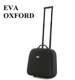 17 Inch Women Cabin Luggage Bag On Wheels Wheeled Bag Rolling Trolley Bags Business Travel Bag