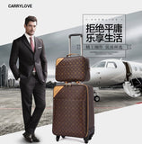 Carrylove Classic Luggage Series 16/18/20/22/24 Inch Handbag+Rolling Luggage Spinner Brand Travel