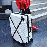 Aluminum Frame Rolling Luggage Suitcase Bag,Multiwheel Trolley Case,Spinner Nniversal Wheel