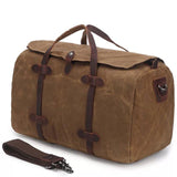 Waterproof Travel Bags Canvas Men Duffle Bags Large Capacity Multifunctional Vintage Travel Male