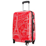 Couples Graffiti Board Chassis 20-Inch Trolley Caster Women Suitcase Wheels Rolling Luggage