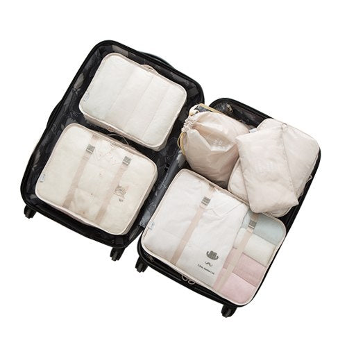 Travel Organizer Bag Set For Packing Cube Clothes Underwear Toiletries Pouch