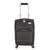 From De 20" Oxford Black Rolling Luggage Spinner Suitcase On Wheels Travel Business Trolley Busy