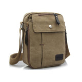 Stylish Men'S Canvas Messenger Bag