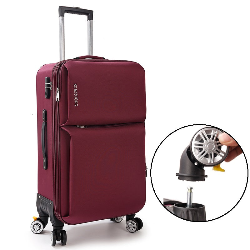 Bourget Trolley Case Suitcase Canvas Leather 360 Degree Rotative Wheels  Women Men Luggage Travel 20 Inches Universal Wheel Duffel Bags From  Yanliao, $293.41