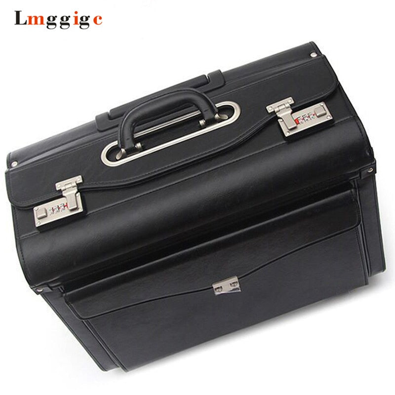 Upgraded Cabin Rolling Luggage,Travel Suitcase Bags,Flight Attendants Box With Laptop Bag,Unisex