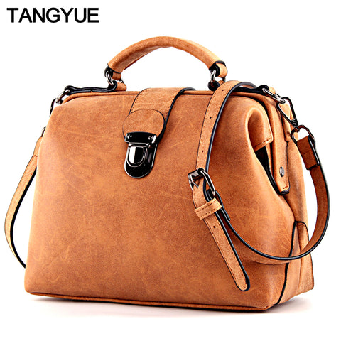 Tangyue Handbags Women'S Bag Shoulder Female Luxury Matte Leather Messenger Bag Women'S Crossbody
